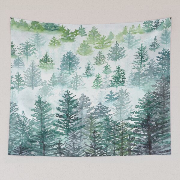 Item preview, Frosty Winter Forest designed and sold by Lallinda.