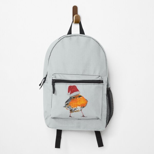 Item preview, Christmas Red Robin with a cute Christmas hat designed and sold by IslesArt.