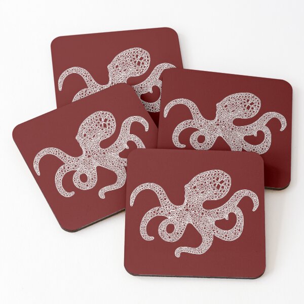 Item preview, Cool octopus motif designed and sold by MoonCat26.