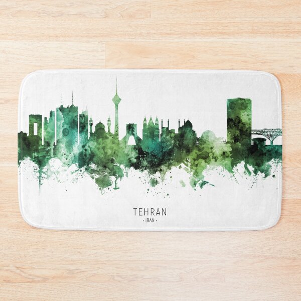 Item preview, Tehran Iran Skyline designed and sold by ArtPrints.