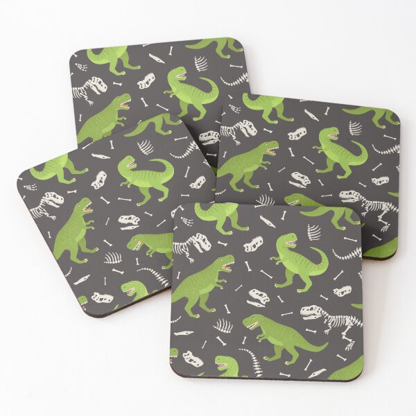 Item preview, Dinosaur skeleton grunge pattern. Original design with t-rex, dinosaur. designed and sold by AngelinaBambina.
