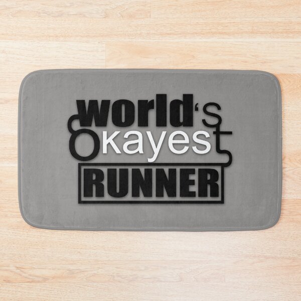 Item preview, World Okayest Runner to motivate yourself in Clothing, Accessories, Home Decor. designed and sold by Myartbeyours.