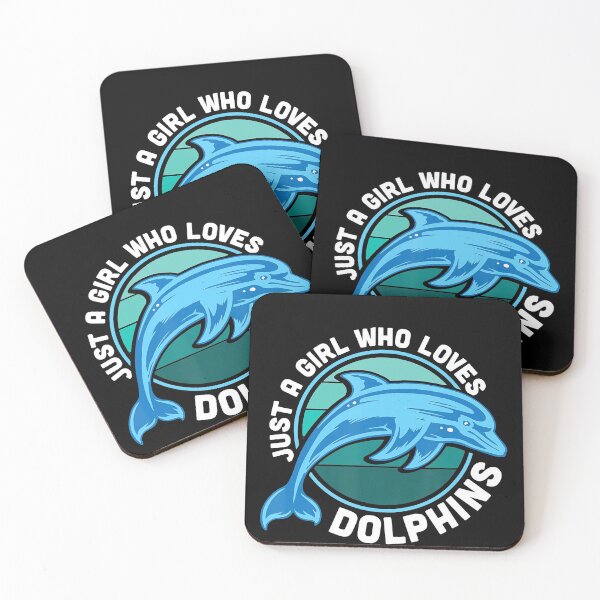 Item preview, Just A Girl Who Loves Dolphins Shirt Dolphin Lovers T-Shirt designed and sold by CharlotteHicks.
