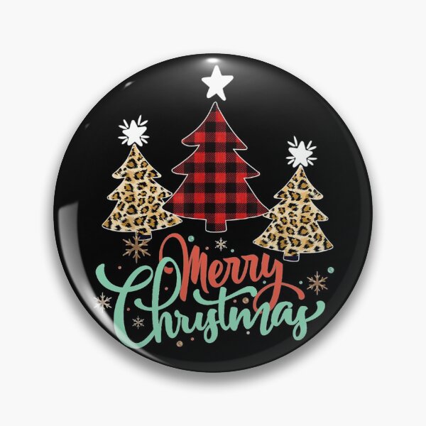 Item preview, Leopard Plaid Christmas Tree Merry Christmas Gift designed and sold by EvanMcguinness.