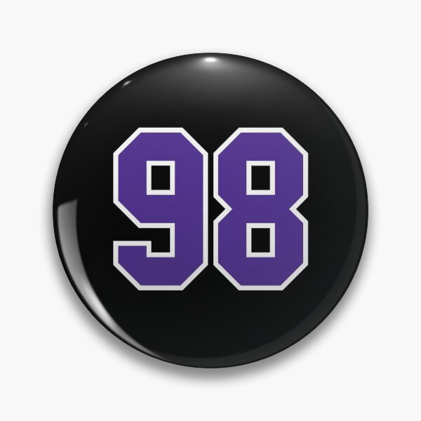 Item preview, Ninety-Eight Purple Jersey Number Sports 98 designed and sold by HelloFromAja.