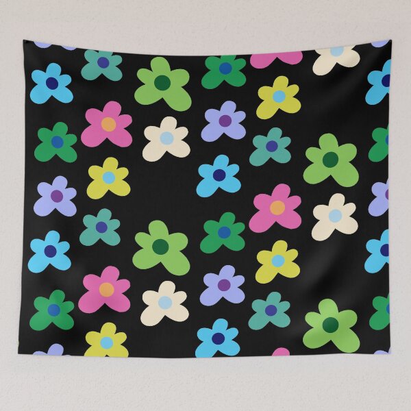 Item preview, Funky flower pattern designed and sold by oddlygreat.