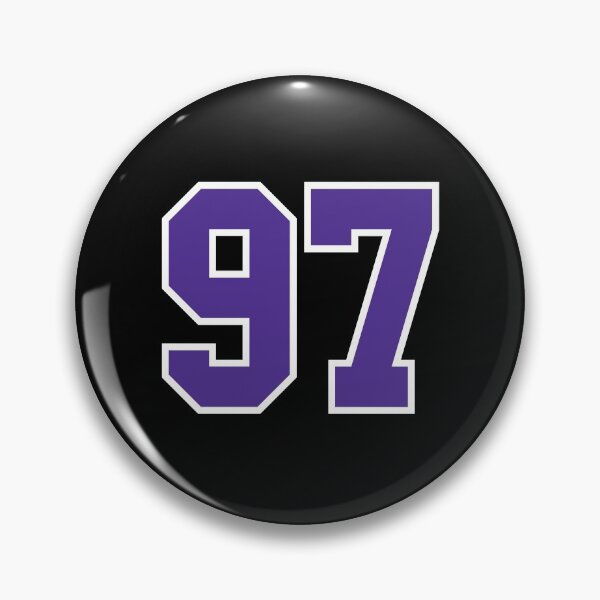Item preview, Ninety-Seven Purple Jersey Number Sports 97 designed and sold by HelloFromAja.