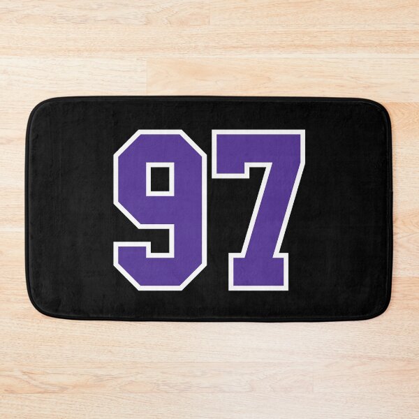 Item preview, Ninety-Seven Purple Jersey Number Sports 97 designed and sold by HelloFromAja.