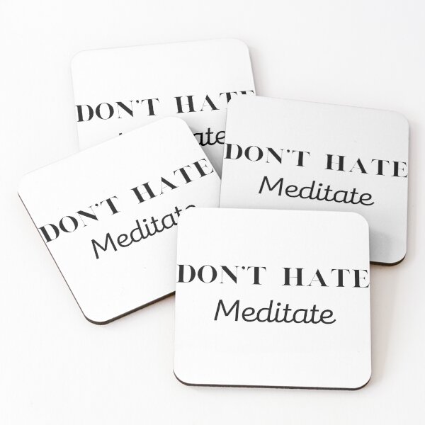 Item preview, Don't hate Meditate / Perfect gift for yoga lovers too designed and sold by FourNuns.
