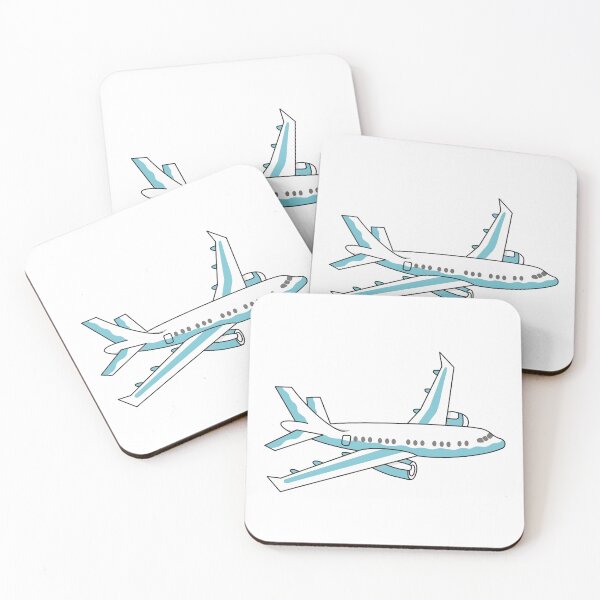 Item preview, Blue Wavy Airplane designed and sold by elsxiv.