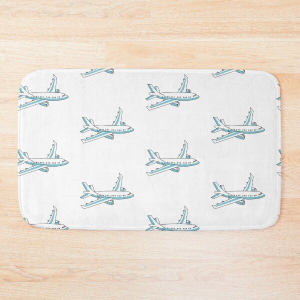 Item preview, Blue Wavy Airplane designed and sold by elsxiv.