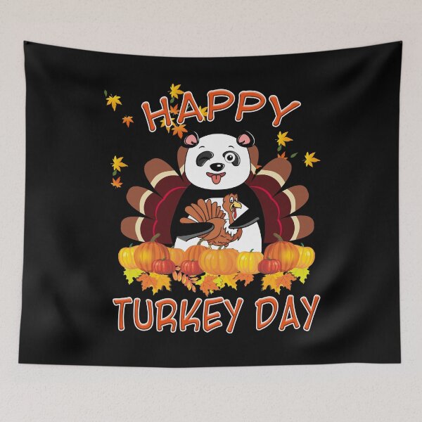 Item preview, Happy Panda Turkey Day designed and sold by LanPhan.