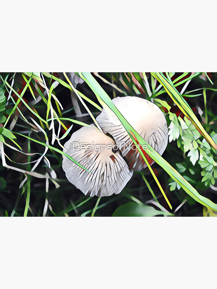 "Japanese Anime Mushrooms" Sticker by DesignsofNote Redbubble