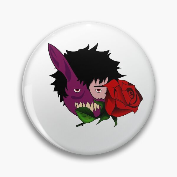Item preview, Chibi corpse husband cartoon with red rose designed and sold by Amet Hermawan.