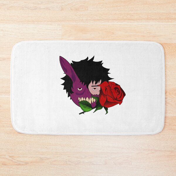 Item preview, Chibi corpse husband cartoon with red rose designed and sold by Amet Hermawan.