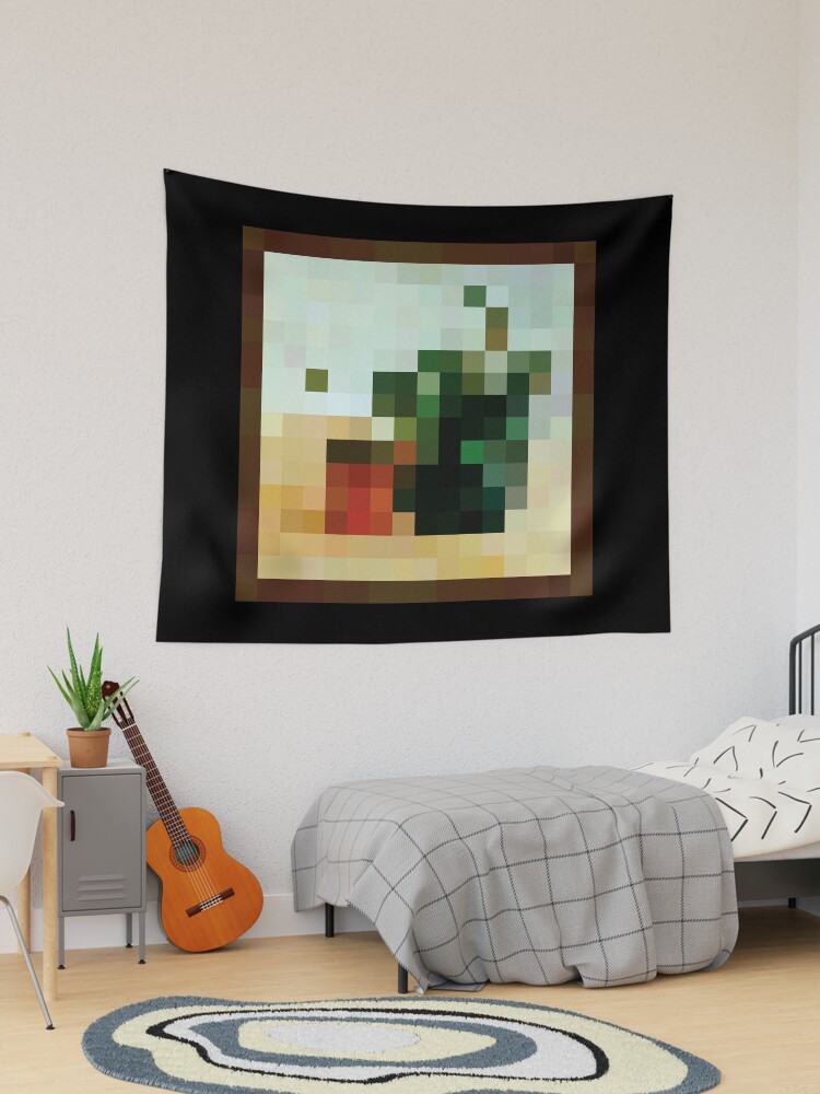 Minecraft Painting Paradistrad Tapestry for Sale by Saikishop Redbubble