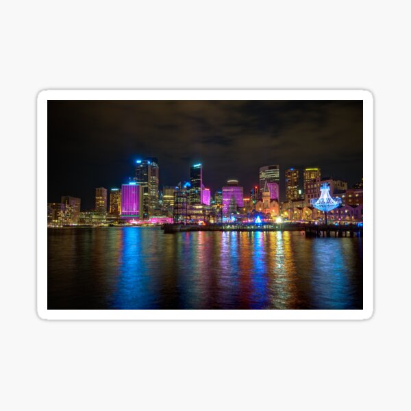 Vivid Skyline Sticker