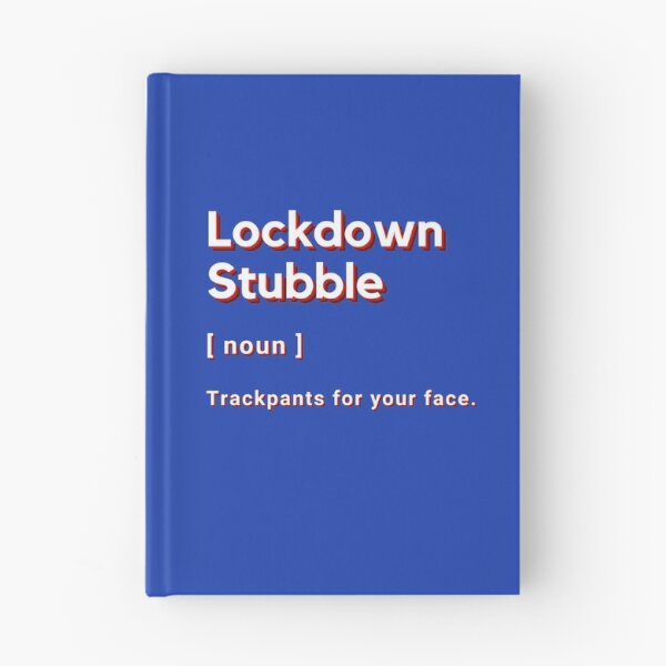 Item preview, Lockdown Stubble - Noun - Trackpants for your face. designed and sold by Artography Designs.