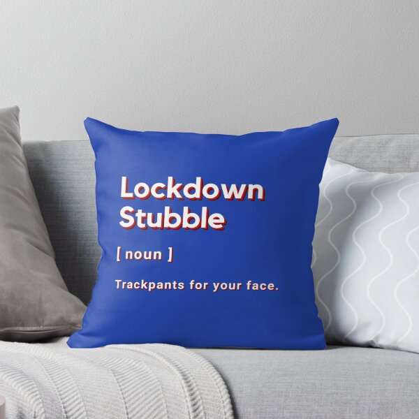 Item preview, Lockdown Stubble - Noun - Trackpants for your face. designed and sold by Artography Designs.
