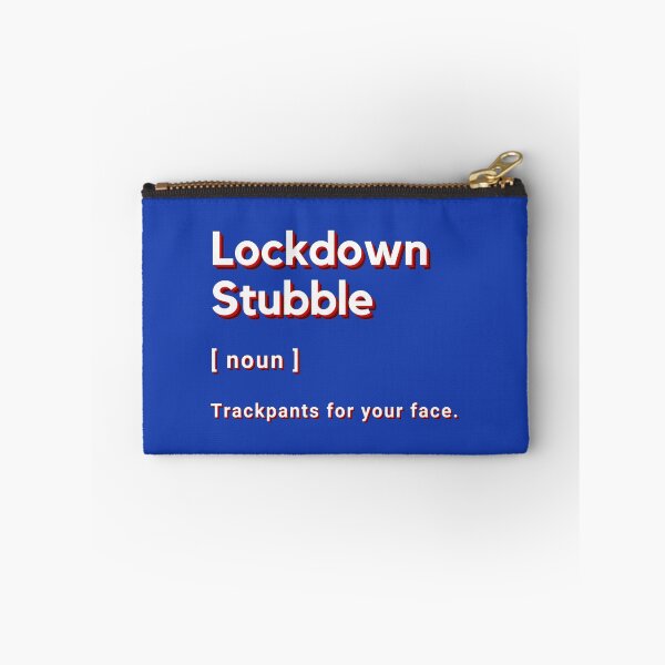 Item preview, Lockdown Stubble - Noun - Trackpants for your face. designed and sold by Artography Designs.