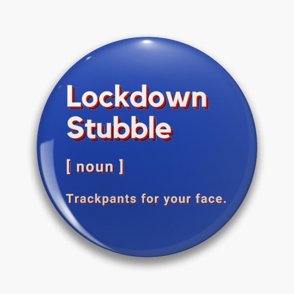 Item preview, Lockdown Stubble - Noun - Trackpants for your face. designed and sold by Artography Designs.