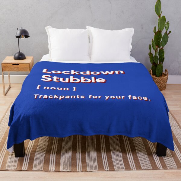 Item preview, Lockdown Stubble - Noun - Trackpants for your face. designed and sold by Artography Designs.