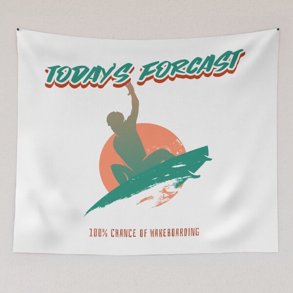 Item preview, Wakeboarding- Today's Forcast 100% Of Wakeboarding  designed and sold by joabaj.