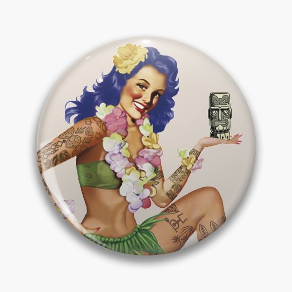 Item preview, Hawaiian Pin-up designed and sold by chimpunilustracion.