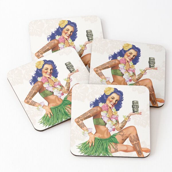 Item preview, Hawaiian Pin-up designed and sold by chimpunilustracion.