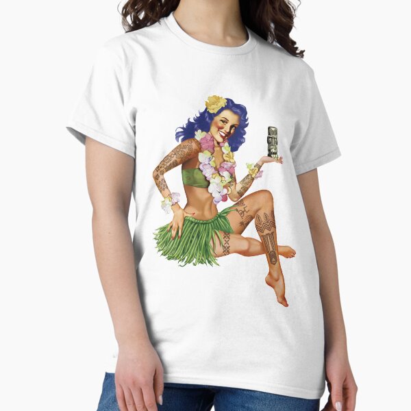 Item preview, Hawaiian Pin-up designed and sold by chimpunilustracion.