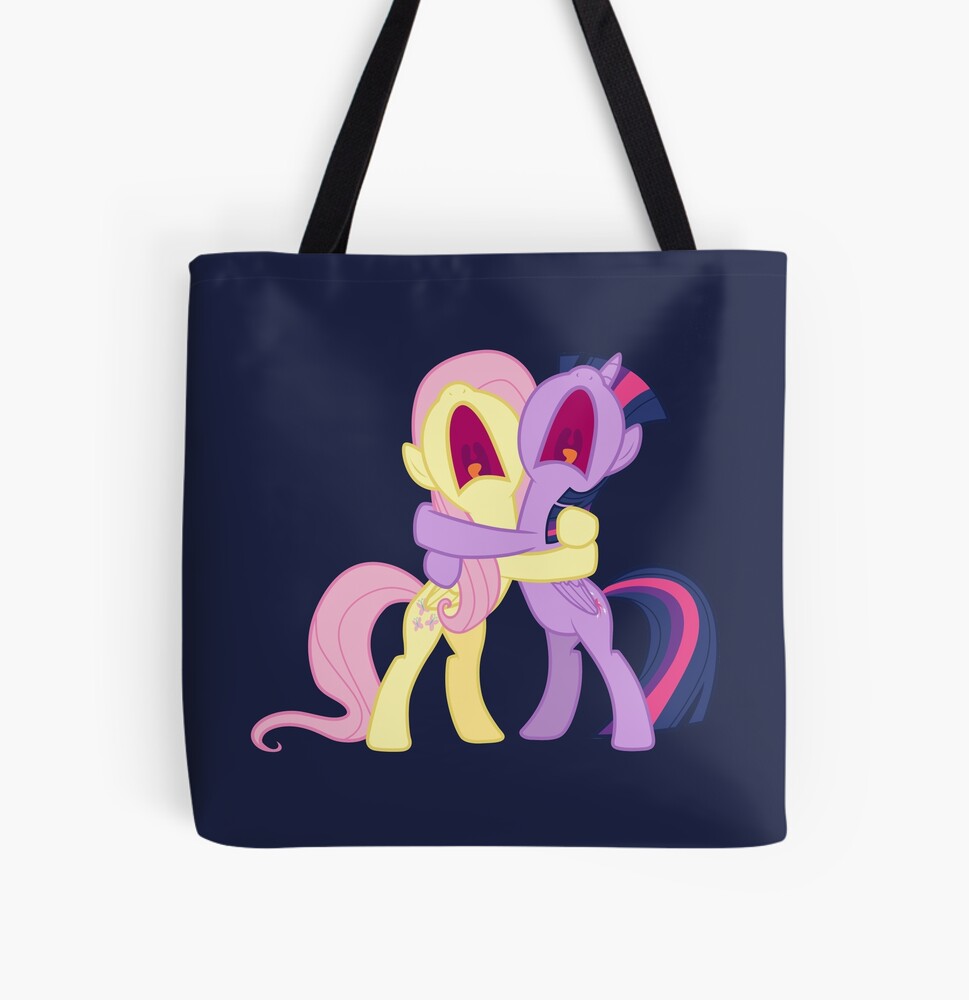 Twilight and Fluttershy screaming in terror