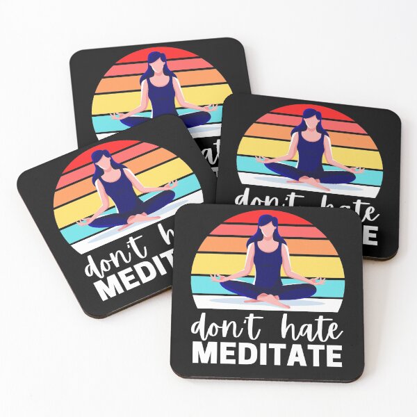 Item preview, Dont hate meditate designed and sold by ohmier.