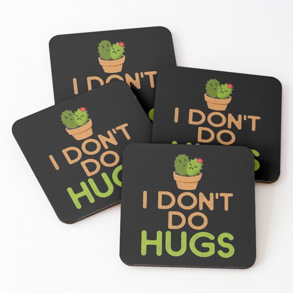 Item preview, Funny Retro Vintage Not a Hugger Cactus designed and sold by jcorres.