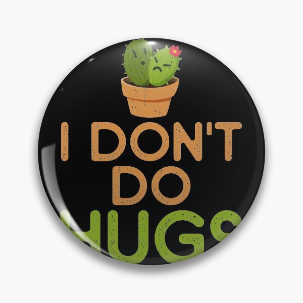 Item preview, Funny Retro Vintage Not a Hugger Cactus designed and sold by jcorres.