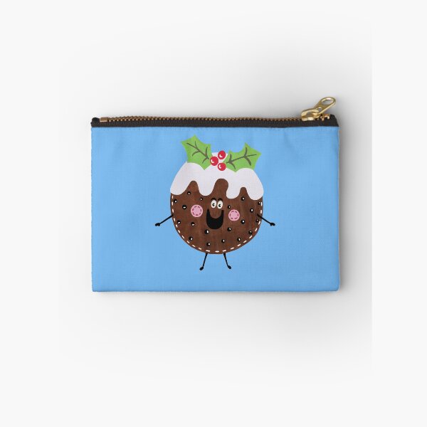 Item preview, Christmas Pudding - Blue Background designed and sold by Helen McCartney Designs.