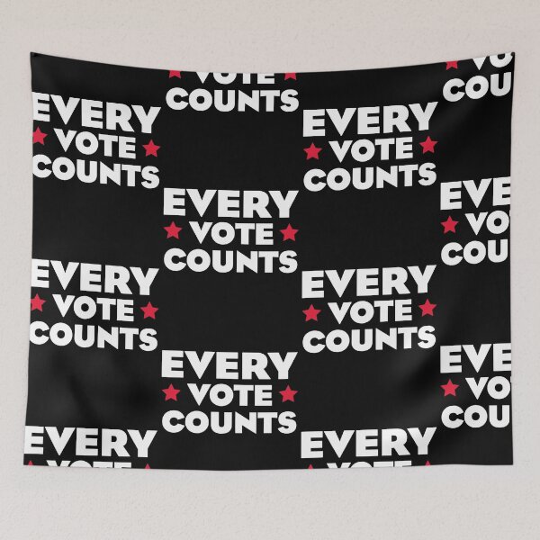 Item preview, EVERY VOTE COUNTS trump harris election 2024 designed and sold by w1ckerman.