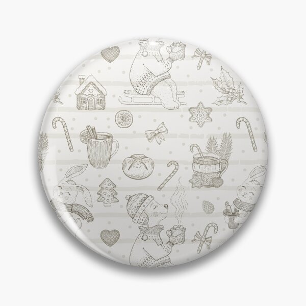 Item preview, Cute Christmas Dessert Pattern designed and sold by PatternSquare.
