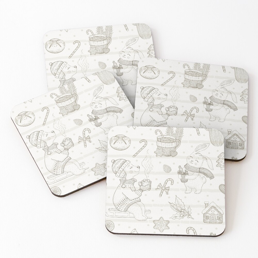 Item preview, Coasters (Set of 4) designed and sold by PatternSquare.
