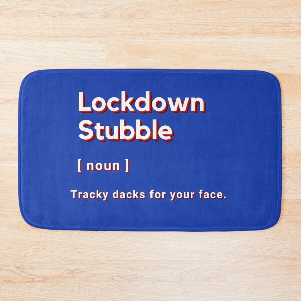 Item preview, Lockdown Stubble - Noun - Tracky dacks for your face. designed and sold by Artography Designs.