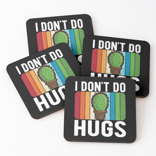 Item preview, Funny Retro Vintage Not a Hugger Cactus designed and sold by jcorres.