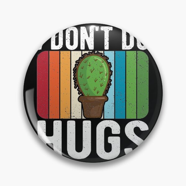 Item preview, Funny Retro Vintage Not a Hugger Cactus designed and sold by jcorres.