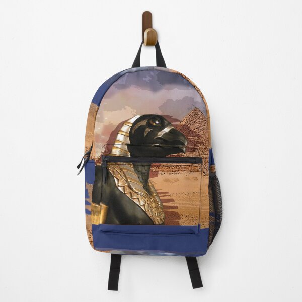 Item preview, Horus Egyptian Falcon God Watching Over Pyramids (by ACCI) designed and sold by VanyssaGraphics.
