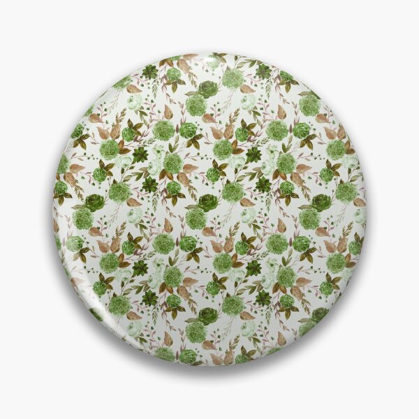 Artikelvorschau, Grünes, elegantes Aquarell-Blumenstrauß-Picknick-Muster entworfen und verkauft von everything4eva.