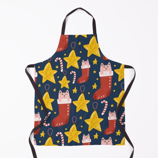 Item preview, Christmas Cat Pattern designed and sold by PatternSquare.