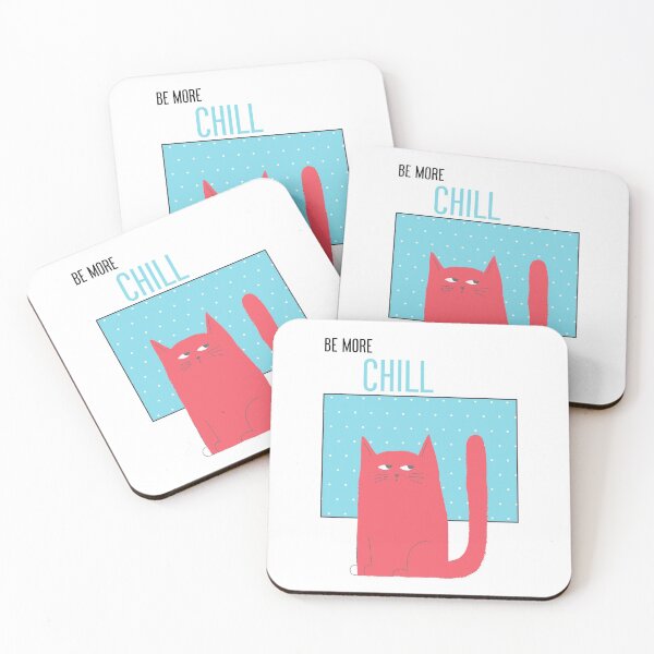 Item preview, Be More Chill - The Indifferent Cat designed and sold by TheVintageGuild.