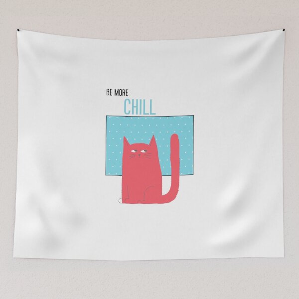 Aperçu de l'œuvre Soyez plus froid - Le chat indifférent créée et vendue par TheVintageGuild.