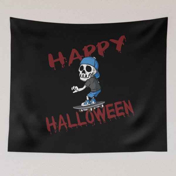 Item preview, Happy Halloween Skater skeleton Costume Gift designed and sold by Luxara1.