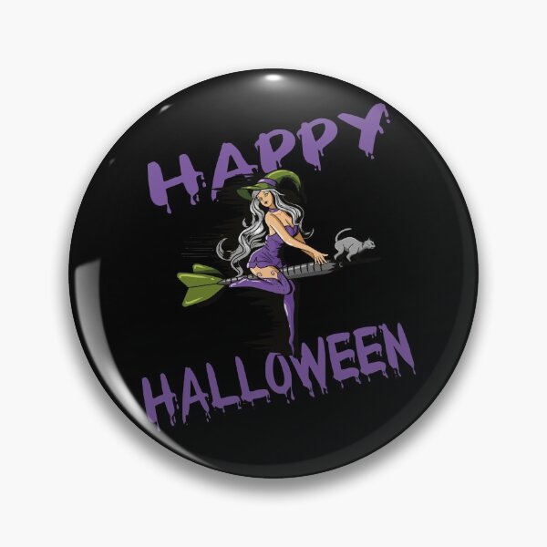 Item preview, Happy Halloween Witch on Darts Costume Gift designed and sold by Luxara1.