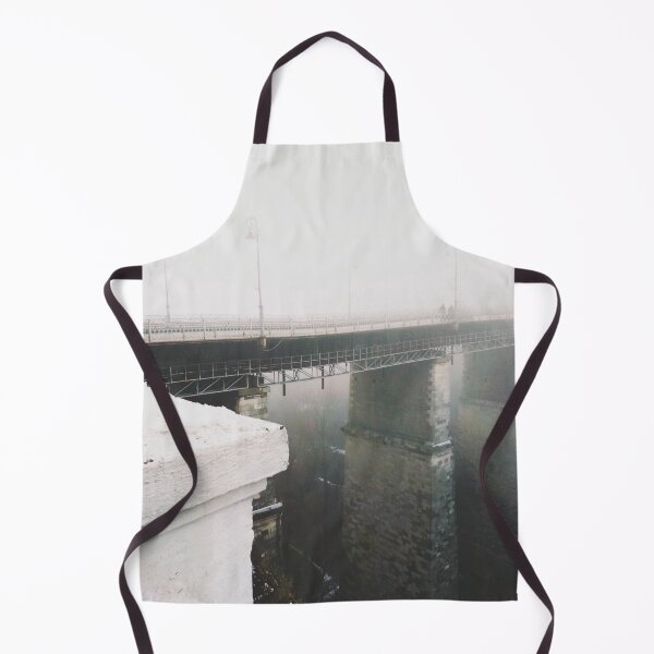 Item preview, Misty bridge leading to nowhere over the Canyon designed and sold by helenkaiy.