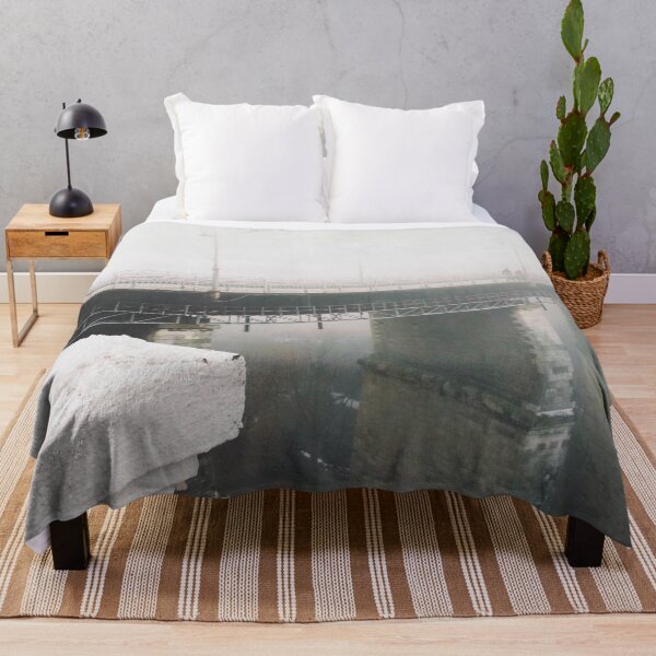 Item preview, Misty bridge leading to nowhere over the Canyon designed and sold by helenkaiy.